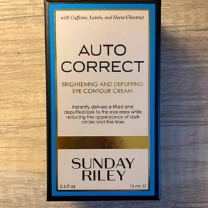Sunday Riley AutoCorrect Brightening and Depuffing eye contour cream - undereye
